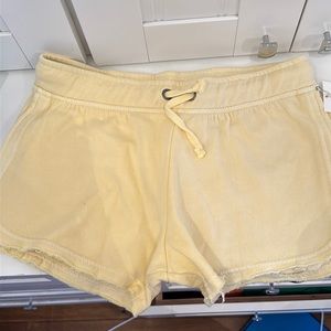 Women's Yellow Athletic Shorts (Ocean Drive) Size M